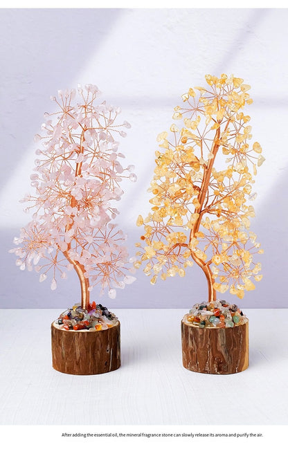 Seven-color Crystal Life Tree: The Seven Stars Flow, balancing the tree of life