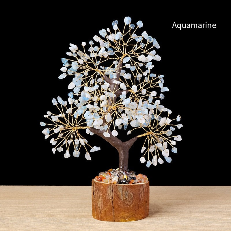 Seven-color Crystal Life Tree: The Seven Stars Flow, balancing the tree of life