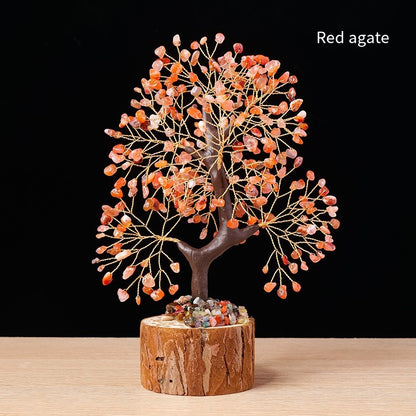 Seven-color Crystal Life Tree: The Seven Stars Flow, balancing the tree of life