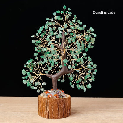 Seven-color Crystal Life Tree: The Seven Stars Flow, balancing the tree of life