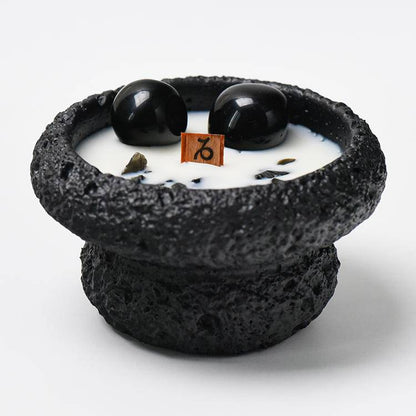 Celestial Aura: Zodiac Crystal Infused Aroma Candle
