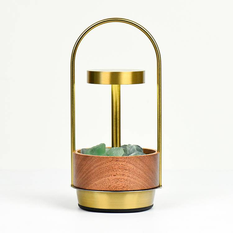Lumen Aura: Natural Crystal Aroma Lamp