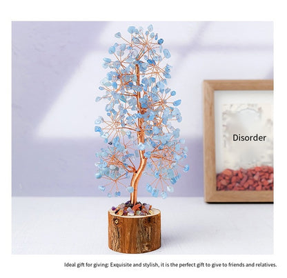 Seven-color Crystal Life Tree: The Seven Stars Flow, balancing the tree of life