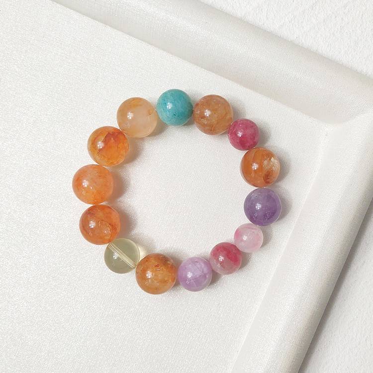 🗝️ unlock your "portable energy treasure box"! Five Treasures Stone Bracelet, five keys to unlock the doors of wealth, connections, love, peace and good fortune!