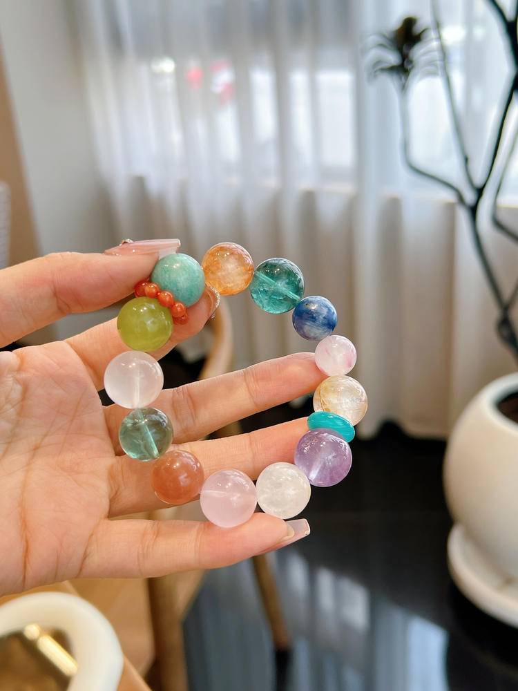 Rainbow Multi-treasure Bracelet with Color palette: Galaxy Pen Washer