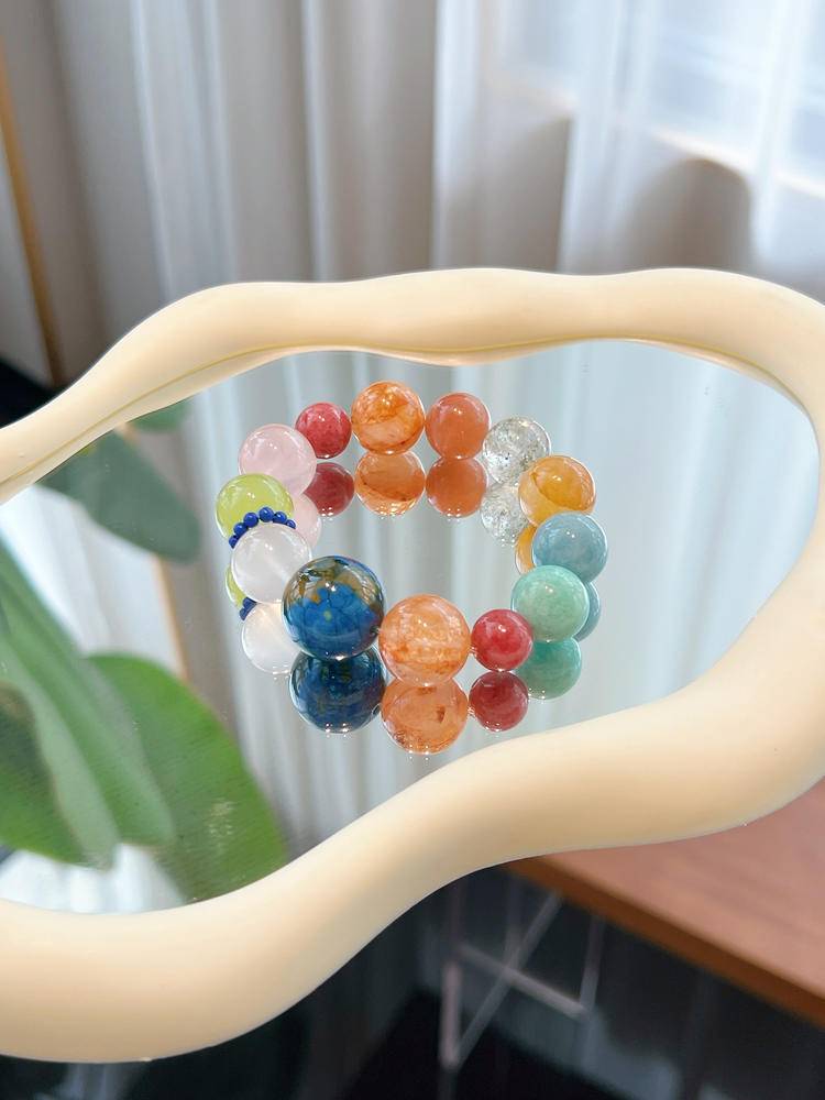 Earth Multi-Treasure Crystal Bracelet: Stardust on Your Wrist