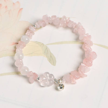 Crystal Whispers: Among Moon & Blossoms