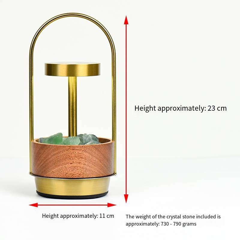 Lumen Aura: Natural Crystal Aroma Lamp