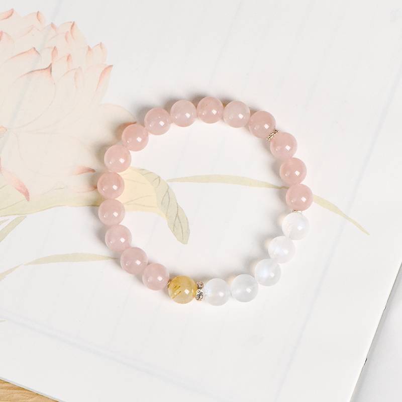 "Star Dream Fairy Tale" rose Crystal Blue Moonlight Gold Hairpin bracelet: Galaxy Pink Mist · Moonlight Whisper · Broken Gold Prayer