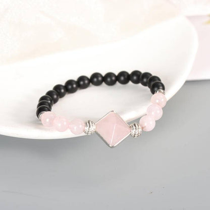 Seven Stars Sanctuary · Pyramid Crystal Energy Matrix Bracelet: Geometric Power, Crystal Soul, Build your Energy Sanctuary