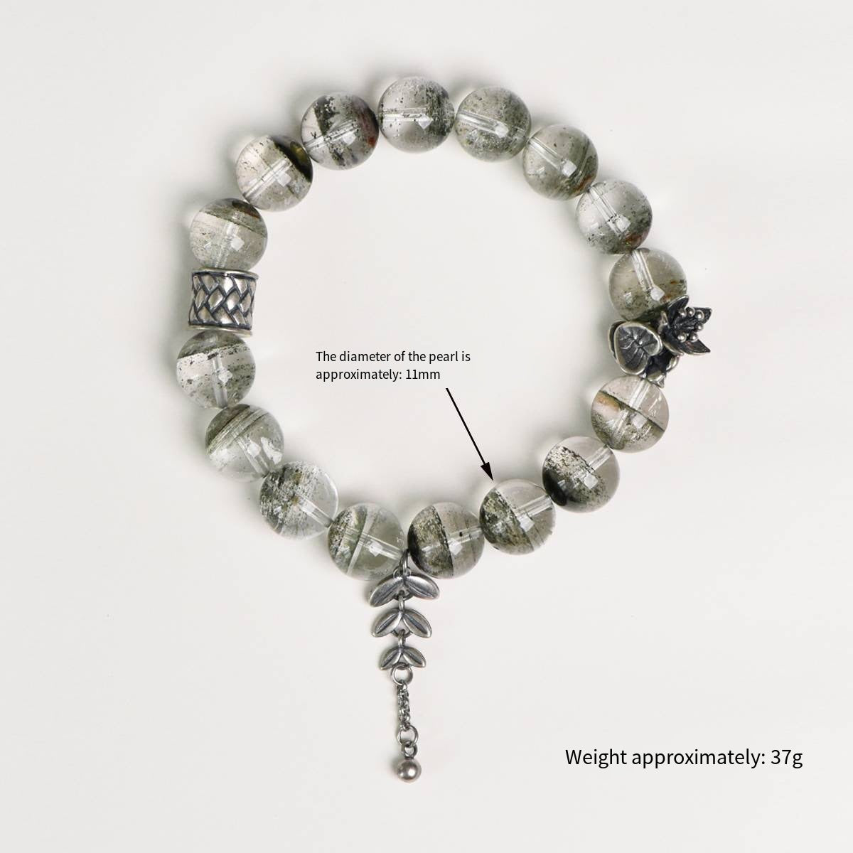 🌿 【 Natural Green Ghost Bracelet 】 -- Forest of Wealth · Everlasting vitality 🌿