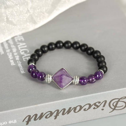 Seven Stars Sanctuary · Pyramid Crystal Energy Matrix Bracelet: Geometric Power, Crystal Soul, Build your Energy Sanctuary