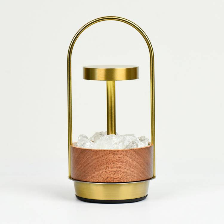 Lumen Aura: Natural Crystal Aroma Lamp