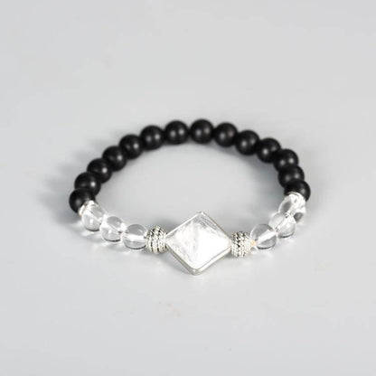 Seven Stars Sanctuary · Pyramid Crystal Energy Matrix Bracelet: Geometric Power, Crystal Soul, Build your Energy Sanctuary