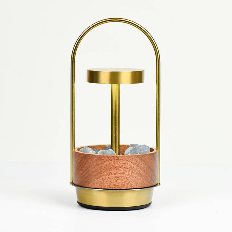 Lumen Aura: Natural Crystal Aroma Lamp