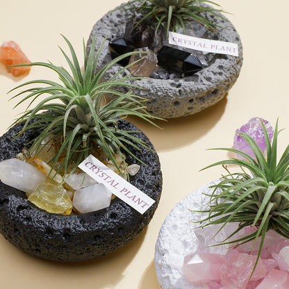 🌿✨ [Natural Crystal Aromatherapy Diffuser Stone Set] - Energy, fragrance, vitality, a trinity of healing aesthetics