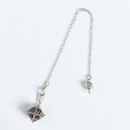 Inverse Hexagram: Merkaba Hollow Pendant