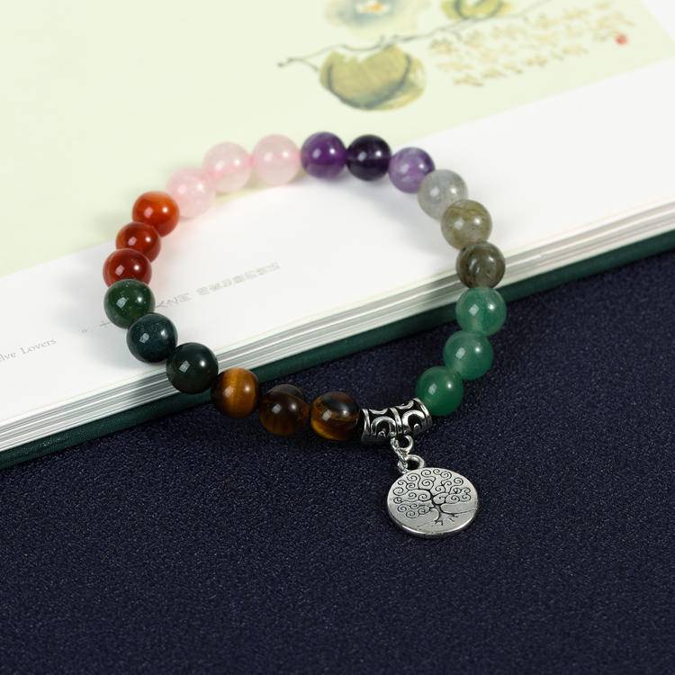 Seven-color Healing Element Crystal Gemstone Bracelet Series: With seven colors as the key, unlock the sacred realm of body and mind