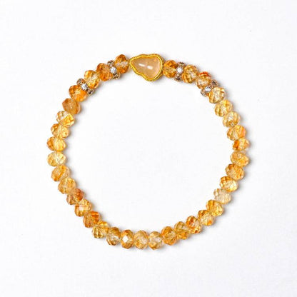 Prism Payday: Faceted Citrine Power Bracelet