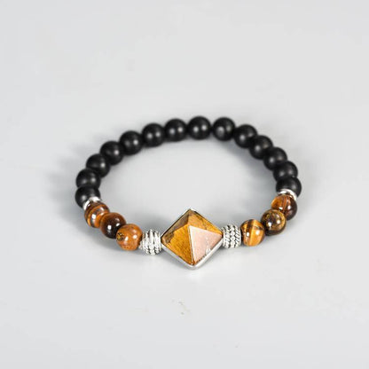 Seven Stars Sanctuary · Pyramid Crystal Energy Matrix Bracelet: Geometric Power, Crystal Soul, Build your Energy Sanctuary