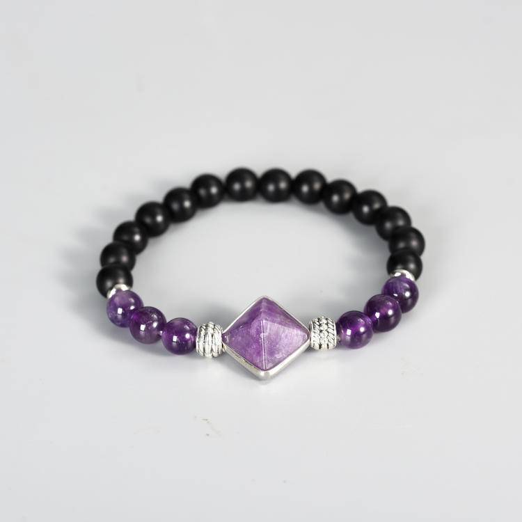 Seven Stars Sanctuary · Pyramid Crystal Energy Matrix Bracelet: Geometric Power, Crystal Soul, Build your Energy Sanctuary